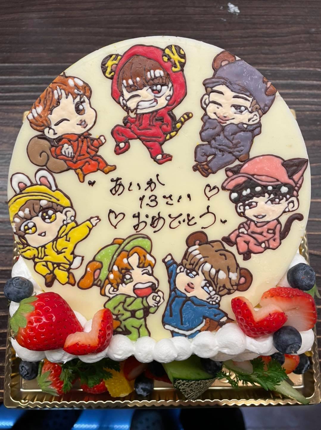 特注デコケーキです❤️